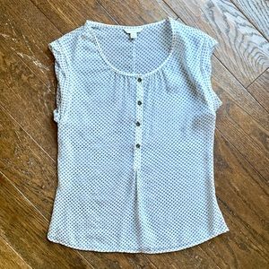 Women’s banana republic sheer blouse sz small